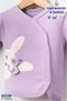 Baby Girl Organic 5-Piece Hospital Discharge Set - Purple - 5