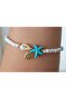 Seashell & Blue Starfish Detailed Anklet Summer Women's Anklet - 4