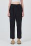 Black Pocket Button Detailed Elastic Waist Trousers 006 - 3
