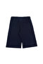 Boy's Navy Blue Knitted Shorts 50298078-Vr033 - 2