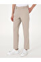 Beige Slim Fit Classic Jogger Pants with Elastic Waist 50306715-Vr012 - 2
