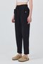 Black Pocket Button Detailed Elastic Waist Trousers 006 - 6