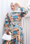 Patterned Hijab Dress Tile 542 - 2
