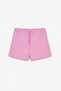 Nua Women's Flexible Fabric Drawcord Comfort Fit Pink Shorts