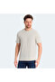 Modal Sb203 Men's Beige Round Neck T-Shirt