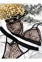 مجموعة الملابس الداخلية Allure Leopard - 3