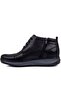 - Black Leather Zippered Men's Leather Boots 102-2866-65390 - 3