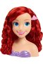 Disney Princess Ariel Small Styling Head – 8" Doll Head with Brush, Hair Comb & Bands for Kids - 4