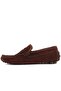- Brown Nubuck Men's Loafer Shoes 101-6055-11169 - 3