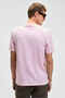 Mocassin Men's 100% Cotton Relaxed Fit Round Neck Short Sleeve Pink T-Shirt - 5