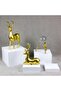 White Acrylic Cube Cupcake Dessert Display Stands, 5 Sides Nesting Risers Acrylic Boxes - 5