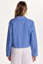 Women's Slim Fit Slim Fit Patterned Long Sleeve Classic Collar Shirt - 5