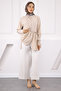 Stone Side Tie Buttoned Shirt - 3