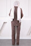 Mink Front Tie Kimono Pants Suit - 3