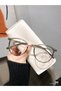 Unisex Women Men Blue Light Protected Blue Block Transparent Brown New Season Vintage Glasses - 4