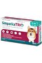 Simparica TRIO the Complete Flea, Tick, and Heartworm Prevention for Dogs (10-20Kg ×3 Tablets)