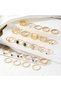 Vanya Gold Multi Color Ring Set - 3