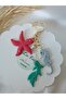 Handmade Special Design Bag Ornament Polymer Clay Charm Bag Accessory Seahorse Koi Fish Sea Star - 5