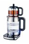 Electric Tea Maker 2.0L Glass Kettle & 1.0L Teapot, Keep Warm, SS Filter, Dual Layer Base