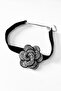 Stone Shiny Motif Collar Necklace