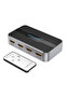 3 in 1 out HDMI 2.0 Switcher Grey Aluminium Alloy Type