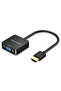 HDMI to VGA Converter with Female Micro USB and Audio Port 0.15M Black