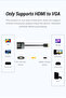 Flat HDMI to VGA Converter 0.15M Black - 7