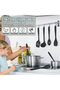 E-far Silicone Cooking Utensils Set, 7-Piece Black Heat Resistant Kitchen Utensils Set - 7