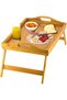 Bed Tray table with folding legs, and breakfast tray Bamboo bed table and bed tray with legs