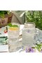 Embossed Drinking Glasses, 4 Pack Crystal, Romantic Vintage Glassware Set for Beverages - 4