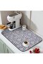 Extra Large Dish Drying Mat 16x24 Inch, Super Absorbent Kitchen Counter Mat - 6