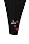 Baby Girl 3-Piece Lycra Long Tights with Bow and Heart Pattern - 2