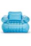 66503NP Inflatable Armchair, 109 cm x 109 cm x 79 cm Size, Transparent Blue - 5
