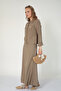 5757 - Stylish Comfortable Linen Shirt-Skirt Women's Set - 5
