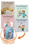 How Did It Start? Zürafa-Rakun-Leylek-Ressam 4'lü Set + Gift Smiley Baby Predators Kindergarten Bag