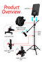 Led Video Light Panel With Tripod Stand And Remote Ultra-thin Borderless Photography Lightning Kit - 4