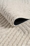 Non-Slip Base Moopy Oval Cream Curly Soft Soft Woven Floor Carpet Living Room Carpet Lp1003A_Krem - 5