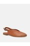 Genuine Leather Buckle Casual Women's Ballerinas - 2