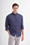 Men's Long Sleeve Linen Shirt 2037 - 2