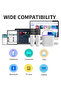 Mini Karaoke Machine with 2 Wireless Microphone, Portable Bluetooth Karaoke Speaker - 5