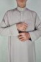 Prayer Robe,Saudi Arabian Design,front Buttons Hidden And Long Sleeve Buttoned Pocket,Dishdasha clothing - 2