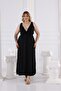 Plus Size Back Tie Detail Elastic Waist Dress - 2