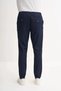 Jogger Denim Trousers with Lace-Up Waist and Straight Legs 812 - 4
