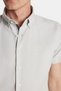 Men's Slim Fit Slim Fit Short Sleeve Sports Collar Oxford Texture Cotton Gray Shirt - 3