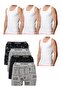 100% Cotton Economic Pack of 8 Men's Athlete Boxer Suit