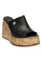D25Yt-1475 Women's Leather Heeled Slippers