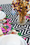 Geometric Floral Pattern Runner (45*170) - 7
