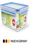 Clip & Close Stacking Box 1.0/1.65L – Transparent/Blue, 26.5x19.4x8.6 cm - 8