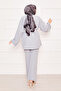 Kimonolu Double Hijab Set Gray - 5