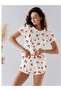 Cherry Patterned Super Soft Pajama Set - 3